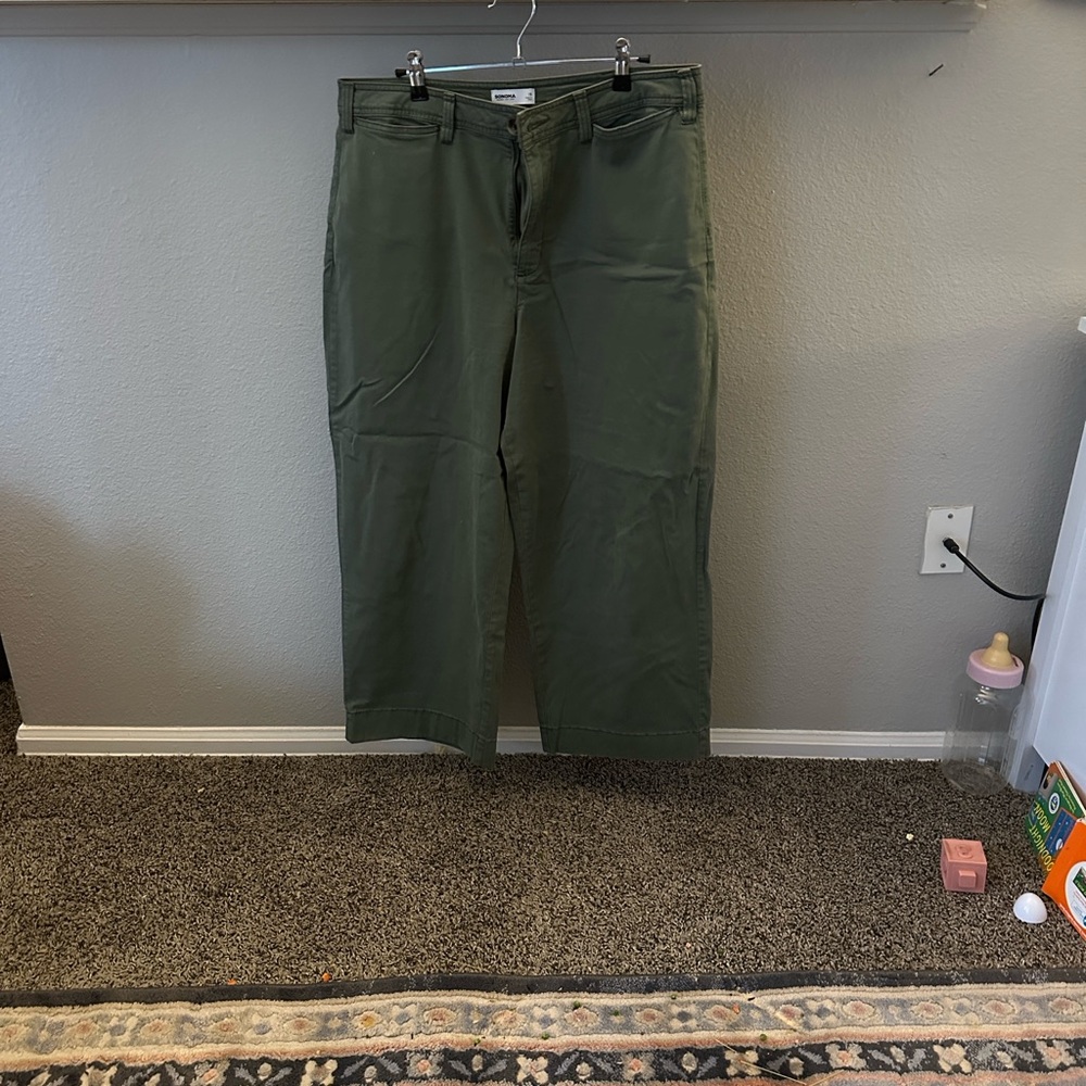 Sonoma Women's Flare & Wide Leg Jeans - Olive Green